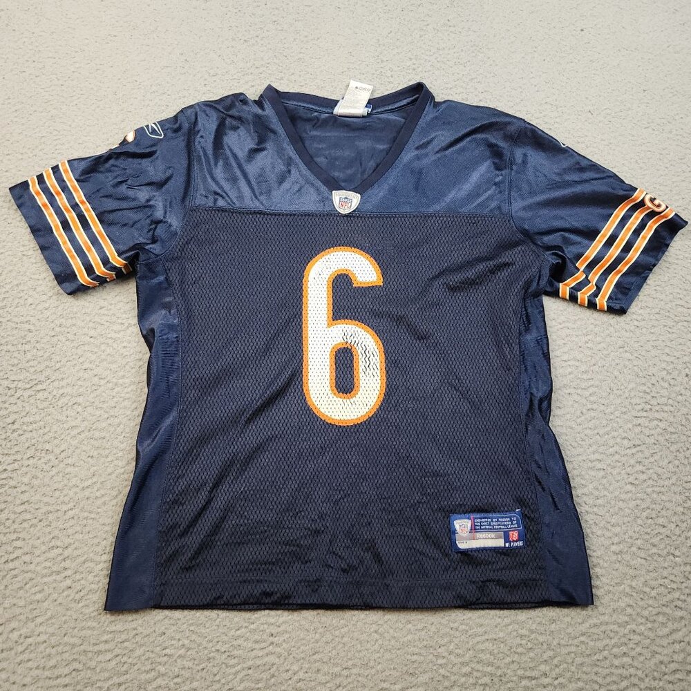 Chicago Bears Jersey‎ Women's Large Reebok Jay Cutler #6 NFL On Field Football